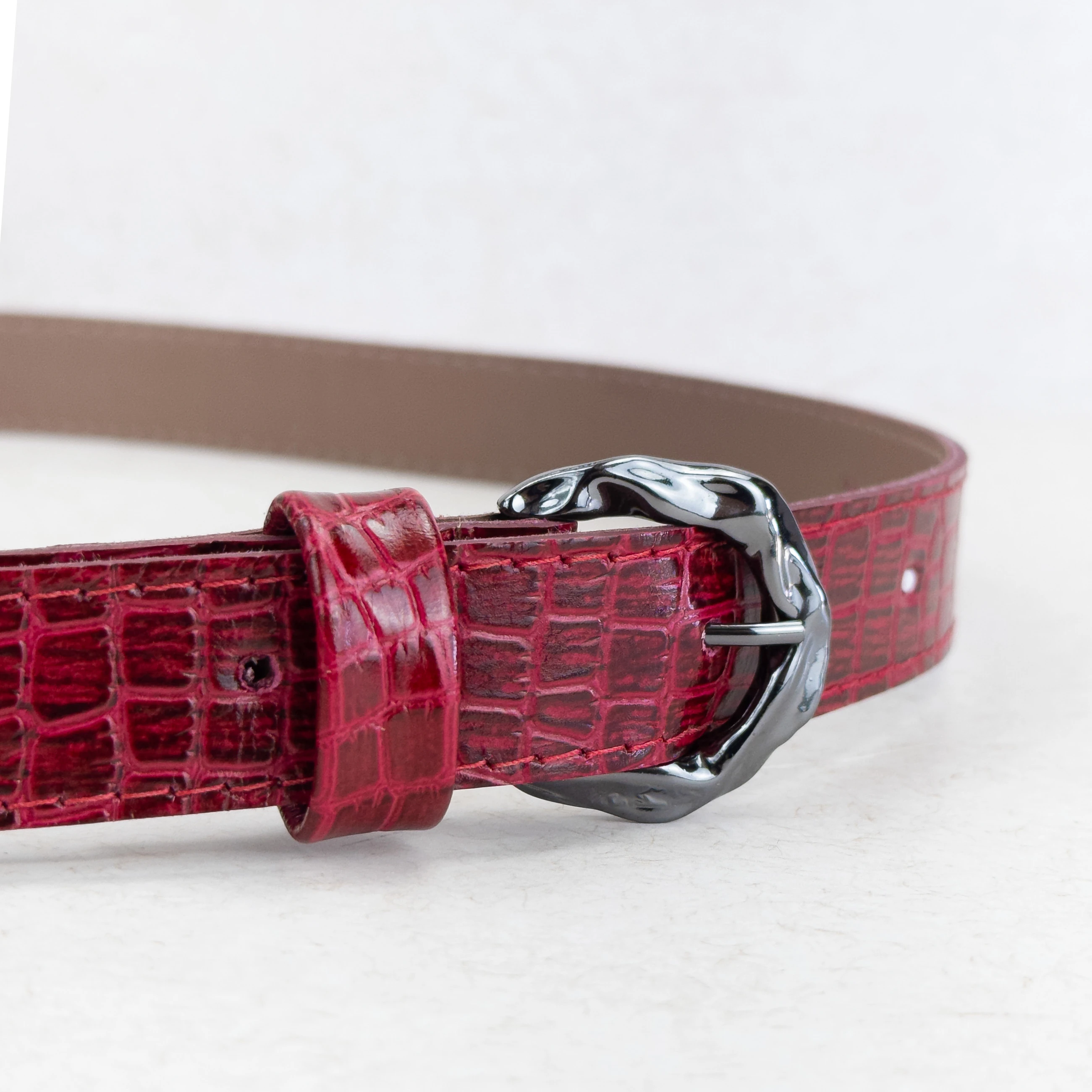 CINTO 1018 - MAGENTA CROCO ÔNIX