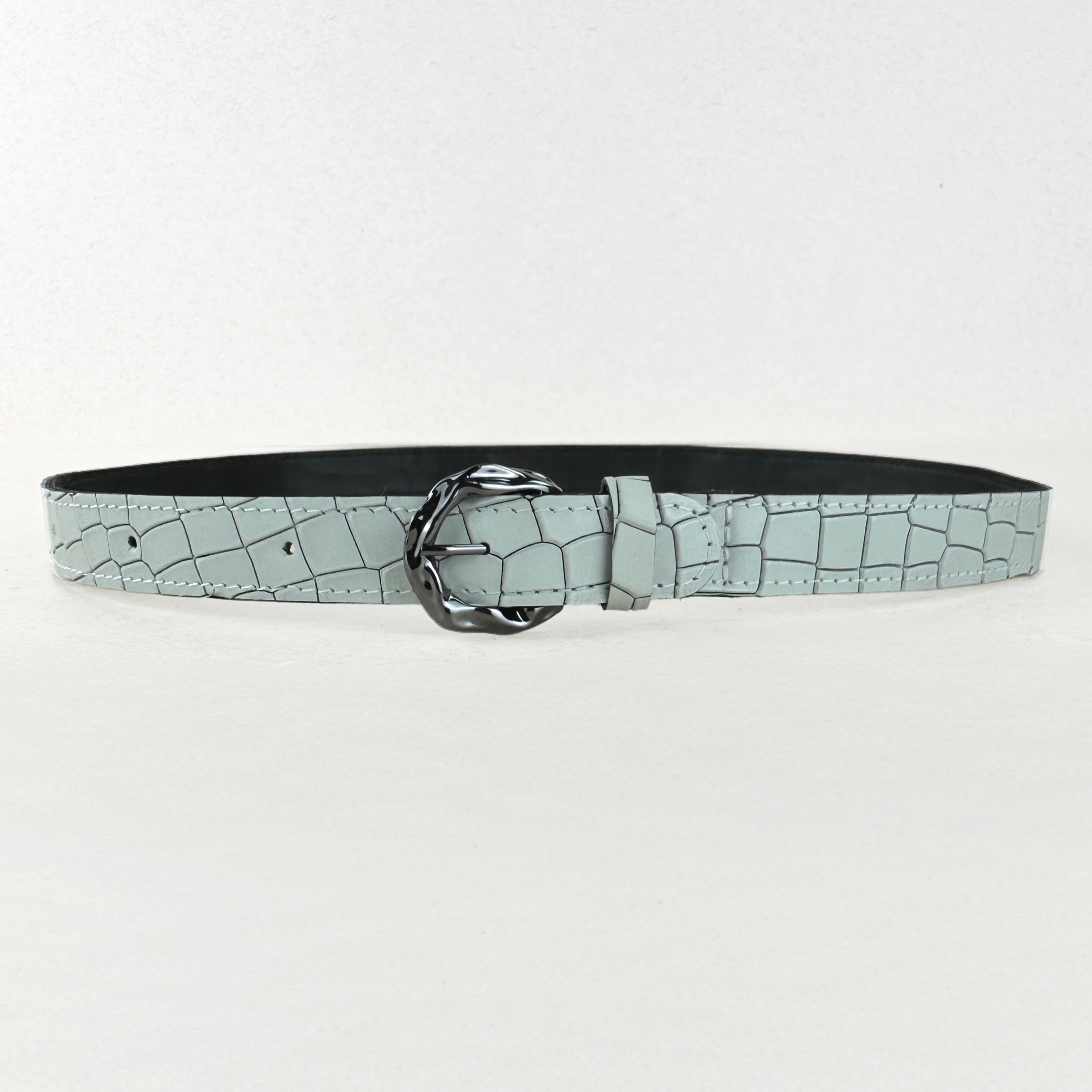 CINTO 1029 - CROCO OFF WHITE - Imagem 3