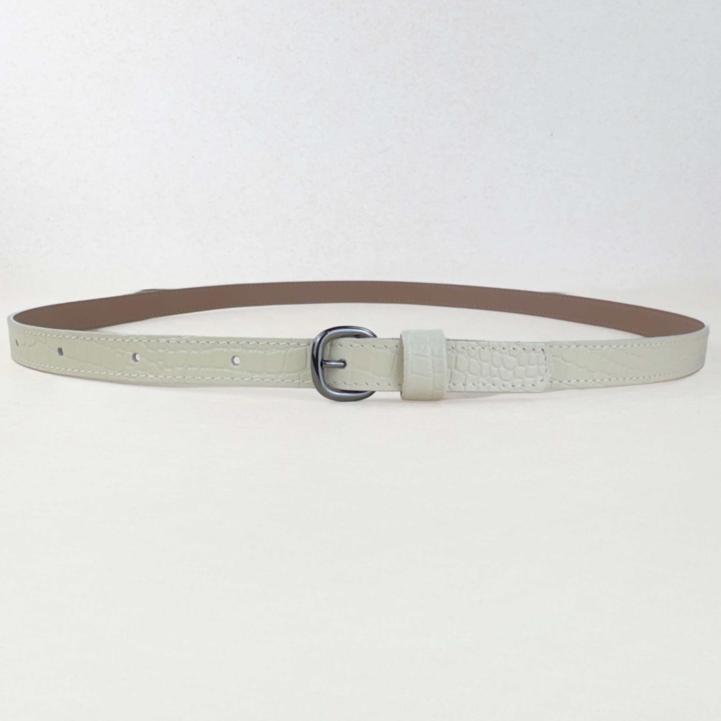 Alternative view of CINTO 1030 - CROCO OFF WHITE ÔNIX